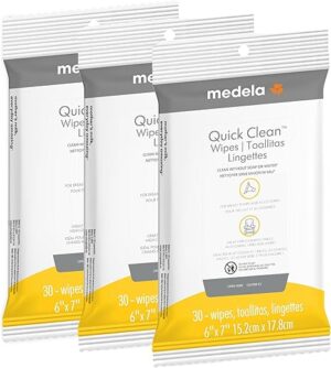 Medela Quick Clean Breast Pump Wipes 90ct