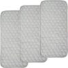 BlueSnail Quilted Waterproof Changing Pad Liners, 3 Count