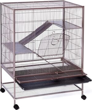 PH Prevue Hendryx Rat And Chinchilla Metal Cage, Earthtone Finish