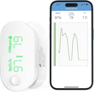 iHealth PO3 Rechargeable Fingertip Pulse Oximeter