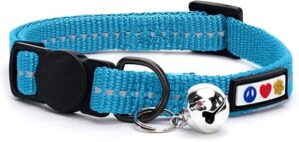 Pawtitas Recycled Cat Collar With Reflective Stitching