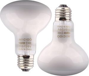 Aiicioo Reptile Basking Light Bulb - 100W