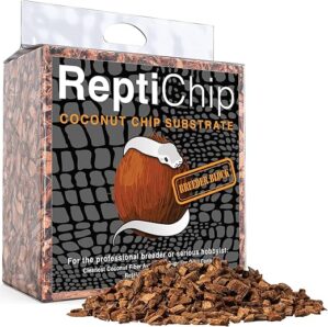 Reptichip Premium Coconut Substrate Reptile Substrate Coconut Chip Bedding 72 Quart