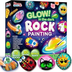 JOYIN Rock Painting Kit - Glow In Dark