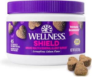 Wellness Salmon Soft Chew Immune Supplements, 45 Count