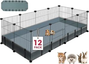 VISCOO Small Animal Playpen With Waterproof Mat