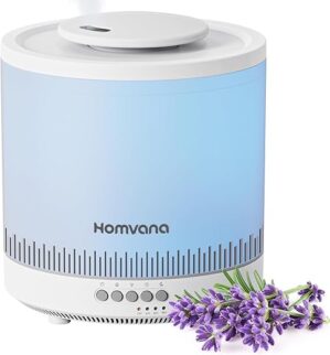 Homvana Small Humidifiers, 1.8L Cool Mist Humidifier