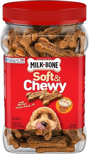 Milk-Bone Soft & Chewy Dog Treats, Chicken Recipe