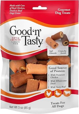 Good'n'Fun Soft & Crunchy Rolls, Gourmet Treats