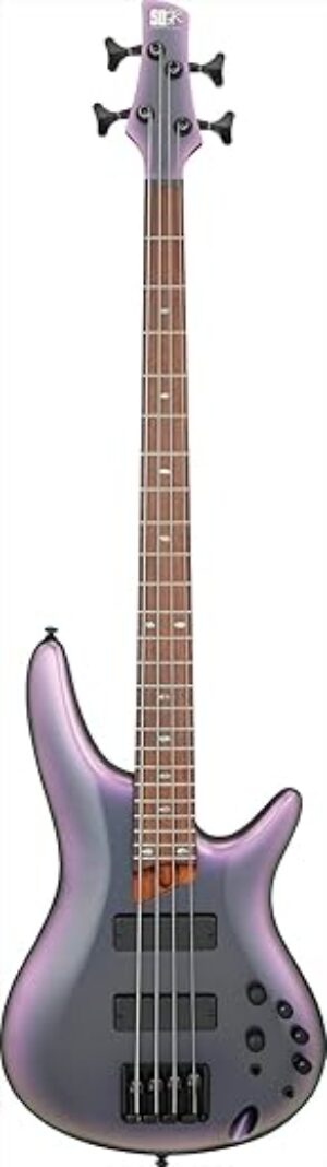 Ibanez SR500E Bass Guitar – Black Aurora Burst