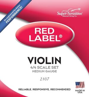 Super Sensitive Steelcore 4/4 Violin Strings Set