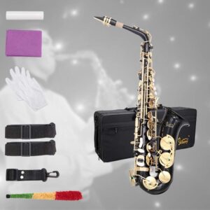 GLARRY Student Alto Eb E-flat Saxophone Beginners Kit