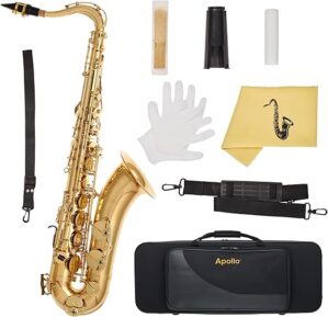 Apollo Student Tenor Saxophone With Case And Accessories