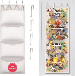 Honeyera Stuffed Animal Storage Over Door Organizer