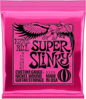 Ernie Ball Super Slinky Electric Guitar Strings 2223-12