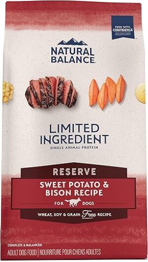 Natural Balance Sweet Potato & Bison Dry Dog Food, 22 Pound