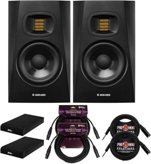 ADAM Audio T5V 5-Inch Powered Studio Monitor Bundle