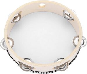 Musfunny Tambourine 8 Inch Hand Held Drum