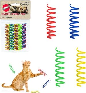SPOT Thin Colorful Springs Cat Toy - SPOT