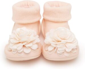 Komuello Toddler Girl Shoes, Breathable, Non-Slip, Washable