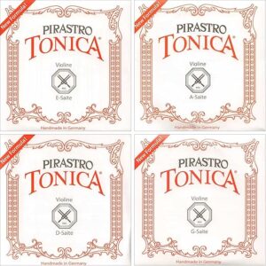 Pirastro Tonica Violin String Set Medium Gauge