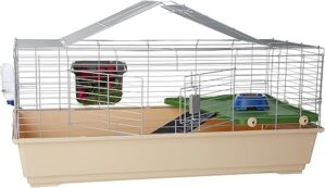Amazon Basics Top Access Ferret Cage, Jumbo, Multicolor 48.6"L x 26.6"W x 20.6"H