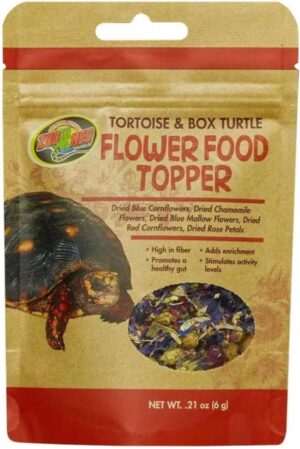 Zoo Med Tortoise & Box Turtle Flower Food, 0.21 oz