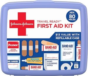 Johnson & Johnson Travel Ready First Aid Kit