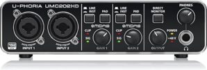 Behringer U-Phoria UMC202HD USB Audio Interface