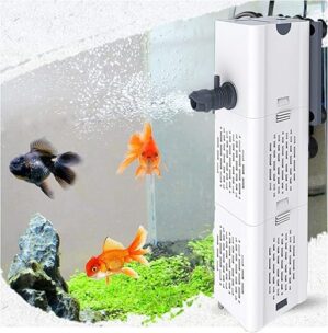 JackSuper Ultra Quiet Fish Tank Filter 4-in-1