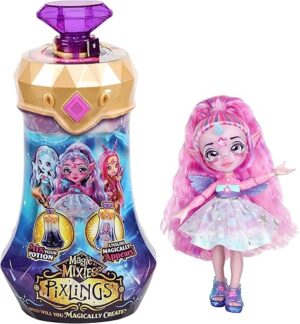 Magic Mixies Unicorn Pixling 6.5" Doll From Bottle