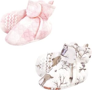 Hudson Baby Unisex-Baby Quilted Booties Winter Set