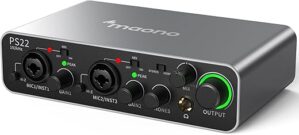 MAONO USB Audio Interface, 60 dB Pro-preamp, 24bit/192kHz