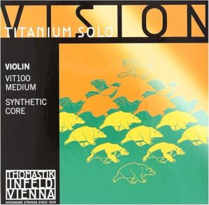 Thomastik Vision Titanium Solo Violin Strings Set