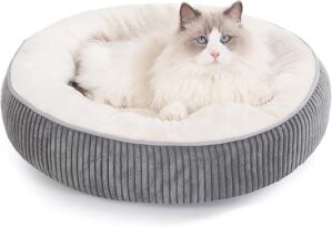 Bedfolks Waterproof Donut Cat and Dog Bed