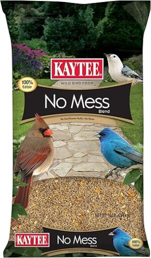 Kaytee Wild Bird No Mess Seed Blend, 10 Pound