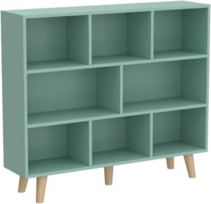 IOTXY Wooden 3-Tier Display Cabinet Rack