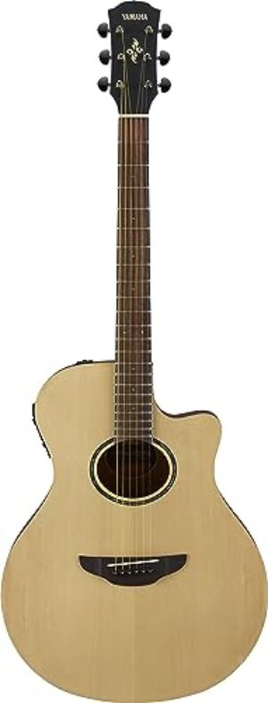YAMAHA 6 String Acoustic-Electric Guitar, Natural Satin (APX600M NS)