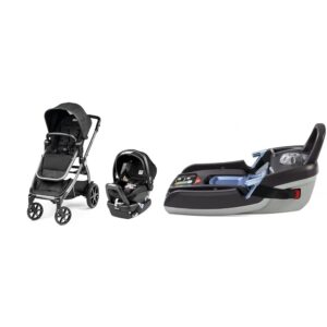 Peg Perego Ypsi Travel System - Onyx & Infant Car Seat Base