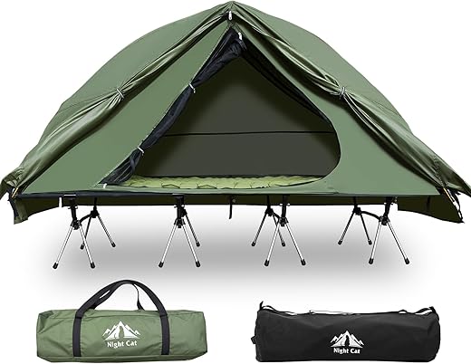 Night Cat 1-Person Lightweight Waterproof Hiking Tent