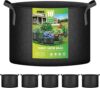 iPower 10 Gallon Plant Grow Bags, Black