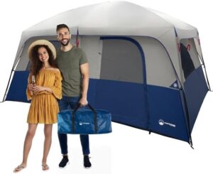 Wakeman 10 Person Camping Tent With Divider