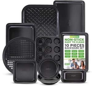 NutriChef 10-Piece Non-Stick Baking Pans Set