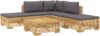 vidaXL 10 Piece Patio Lounge Set With Cushions