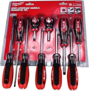 Milwaukee 10 Piece Screwdriver Set 48-22-2710