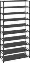 SONGMICS 10 Tier Shoe Organizer, Holds 40 Pairs