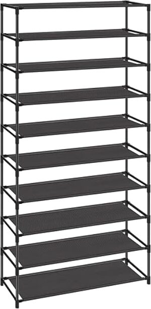 SONGMICS 10 Tier Shoe Organizer, Holds 40 Pairs