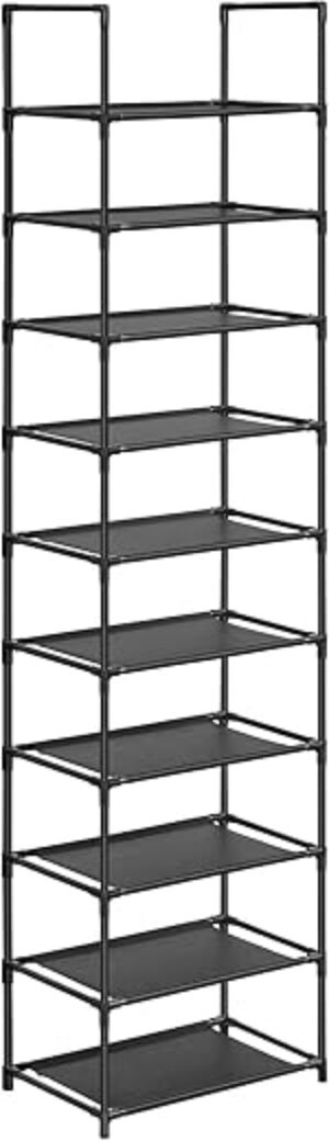 SONGMICS 10 Tier Shoe Rack, Space-Saving Organizer