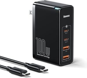 Baseus 100W USB C GaN II Charger, 4-Port