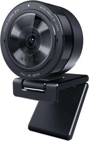 Razer 1080P Webcam With Microphone, Auto Light Correction